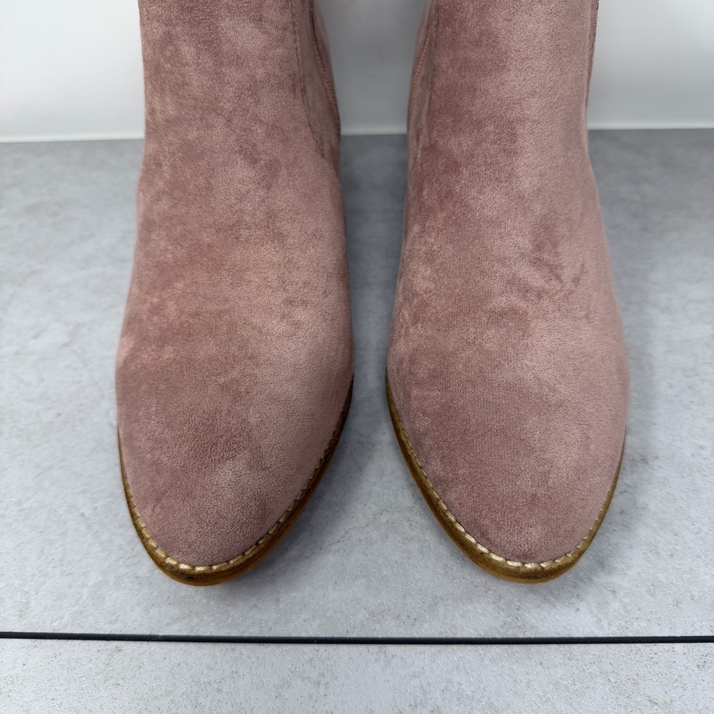 Corkys Vegan Suede Zip Ankle Boots Size 9 - Picture 4 of 15